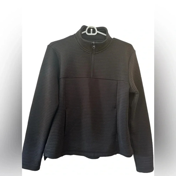 Zella 3/4 zip black jacket - Picture 1 of 8